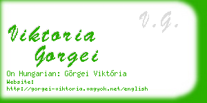 viktoria gorgei business card